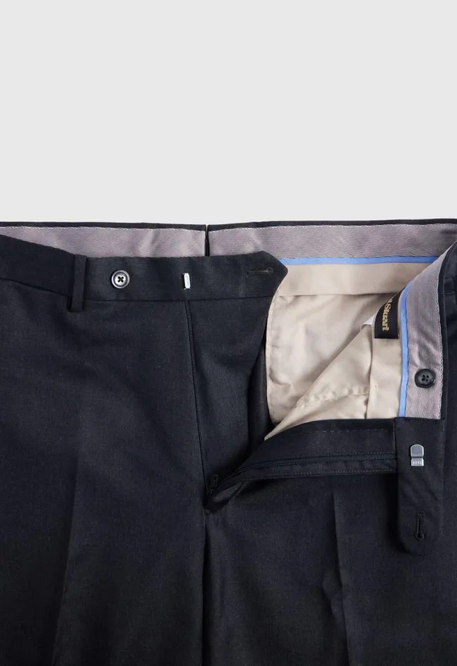 Paul Stuart Pants All Year Wool Dress Trouser Charcoal 8211 Men Paul Stuart Pants All Year Wool Dress Trouser Charcoal 8211 Men