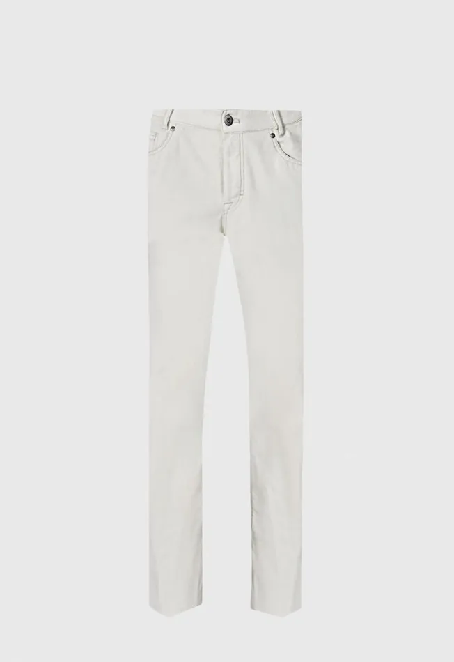 Paul Stuart Pants and Shorts Classic FivePocket Corduroy Trouser Chocolate 8211 Men