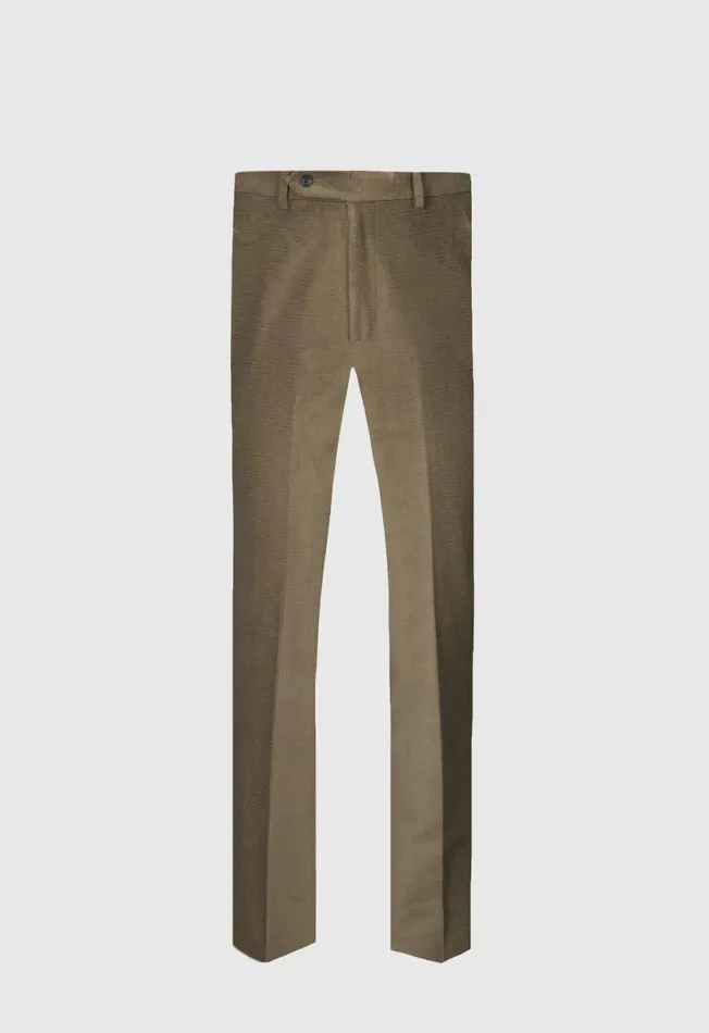 Paul Stuart Pants James Horizontal Corduroy Trouser Aubergine 8211 Men