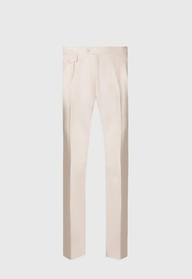 Paul Stuart Pants Linen Washed Pleated Front Trouser Sand 8211 Men