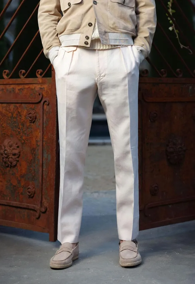 Paul Stuart Pants Linen Washed Pleated Front Trouser Sand 8211 Men Paul Stuart Pants Linen Washed Pleated Front Trouser Sand 8211 Men