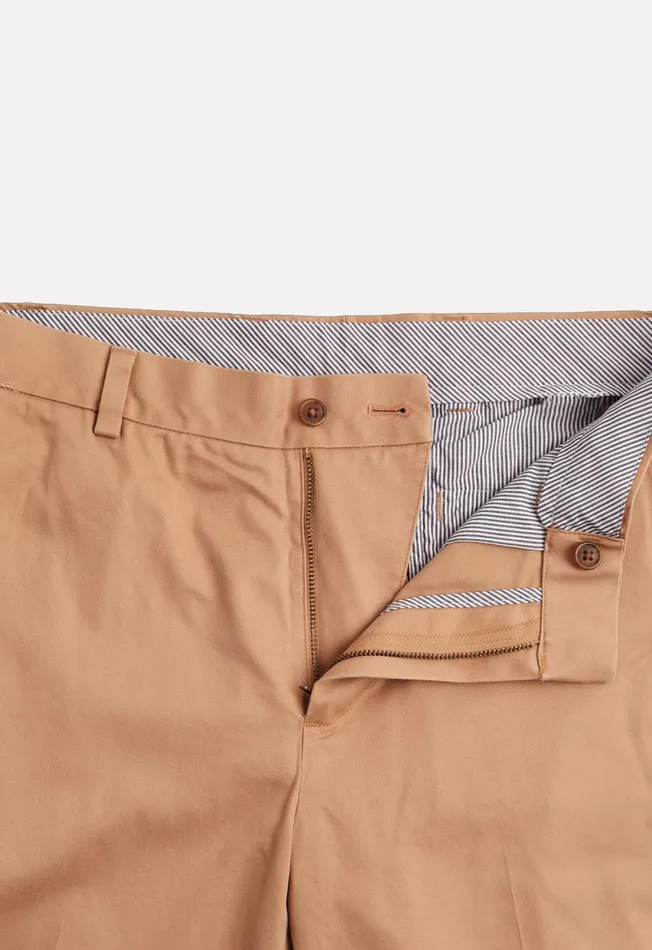 Paul Stuart Pants NonIron Chino Pant Khaki 8211 Men