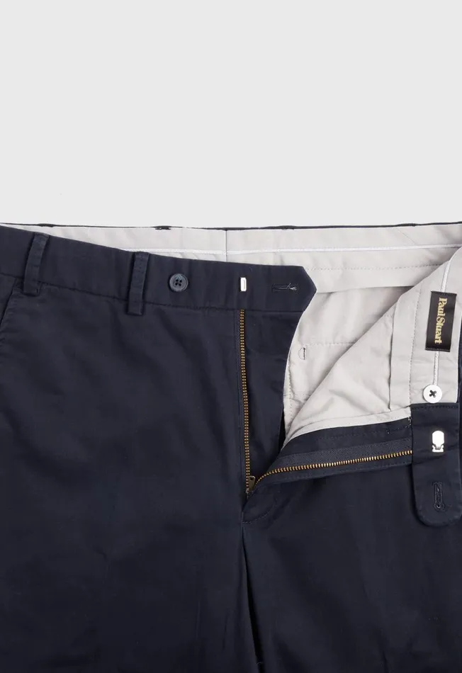 Paul Stuart Pants Satin Cotton Stretch Washed Trousers Navy 8211 Men Paul Stuart Pants Satin Cotton Stretch Washed Trousers Navy 8211 Men