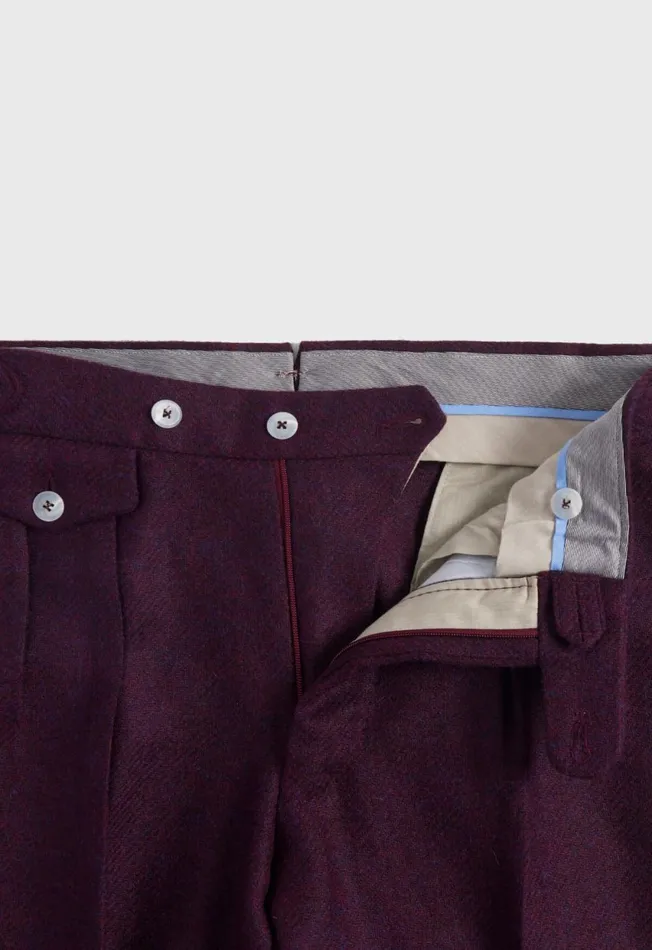 Paul Stuart Pants Shetland Wool French Pleat Trouser Crimson 8211 Men Paul Stuart Pants Shetland Wool French Pleat Trouser Crimson 8211 Men