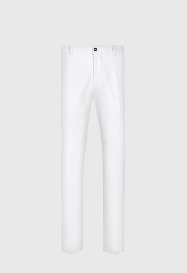 Paul Stuart Pants Technical Jersey Sport Trouser White 8211 Men