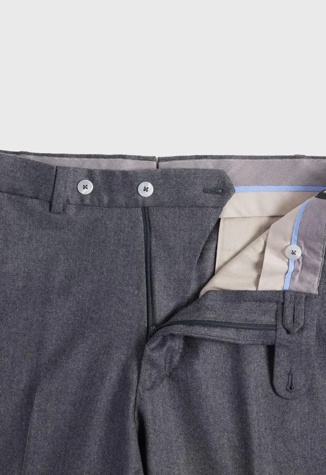 Paul Stuart Pants Wool and Cashmere Flannel Trousers Charcoal 8211 Men Paul Stuart Pants Wool and Cashmere Flannel Trousers Charcoal 8211 Men