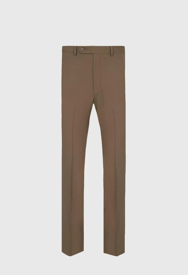 Paul Stuart Pants Wool Twill James Dress Trouser Dark Green 8211 Men