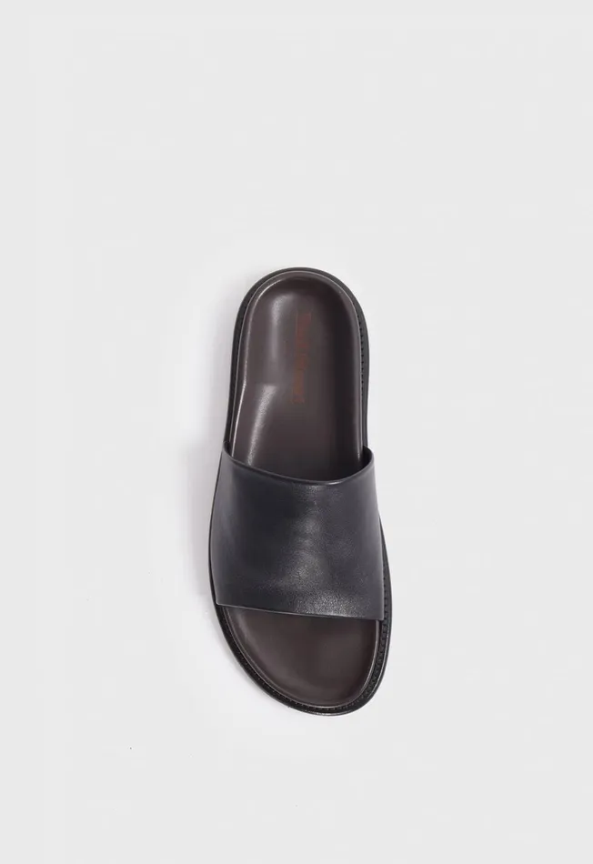 Paul Stuart Sandals Palma Leather Slide Black 8211 Men Paul Stuart Sandals Palma Leather Slide Black 8211 Men