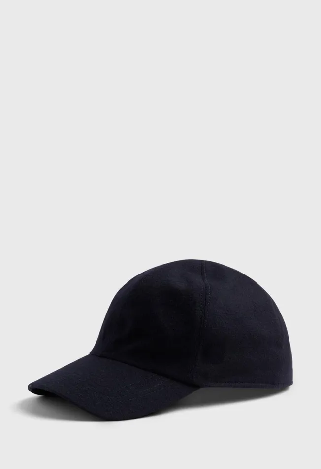 Paul Stuart Scarves Hats Gloves Baseball Cap With Ear Flaps Black 8211 Men