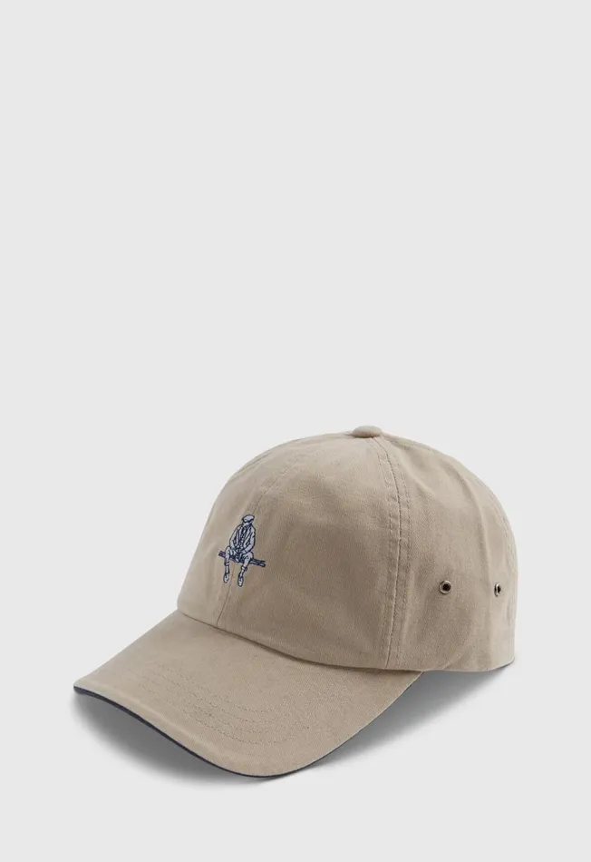 Paul Stuart Scarves Hats Gloves Logo Baseball Cap Khaki 8211 Men