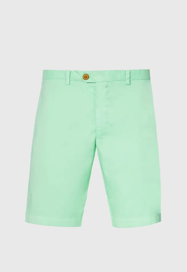Paul Stuart Shorts and Swim Trunks Performance Short Bright Green 8211 Men