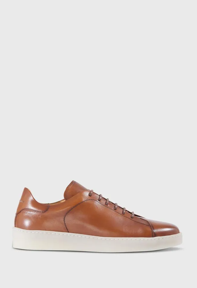 Paul Stuart Sneakers Boston Leather Derby Blue 8211 Men