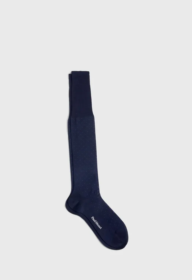 Paul Stuart Socks Cotton Birdx27s Eye Sock Black 8211 Men
