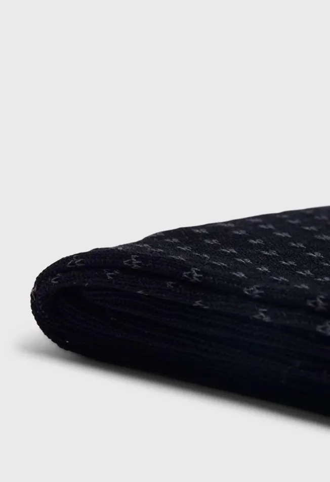 Paul Stuart Socks Cotton Jacquard Sock Black 8211 Men Paul Stuart Socks Cotton Jacquard Sock Black 8211 Men