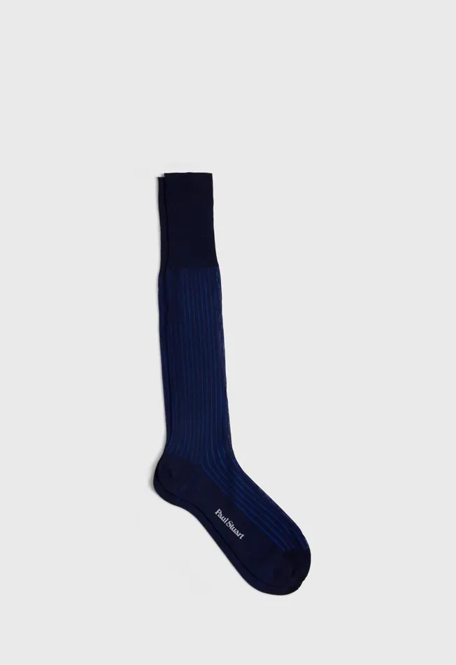 Paul Stuart Socks Cotton Vanis Sock Black 8211 Men