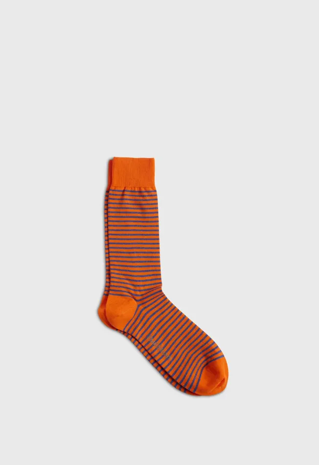 Paul Stuart Socks Horizontal Stripe Sock Lime 8211 Men