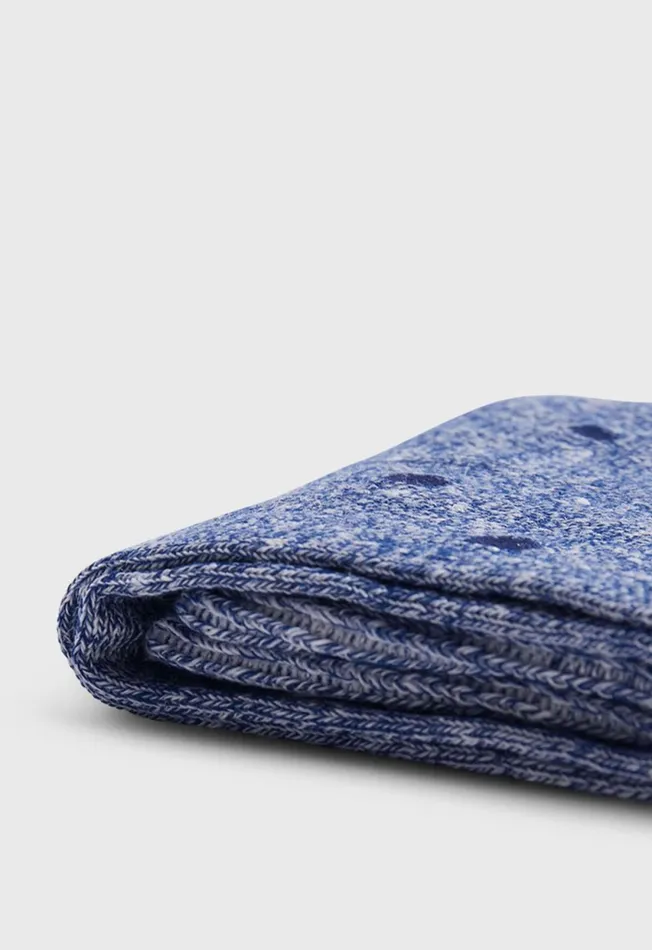 Paul Stuart Socks Linen Mlange Dotted Sock Denim 8211 Men Paul Stuart Socks Linen Mlange Dotted Sock Denim 8211 Men