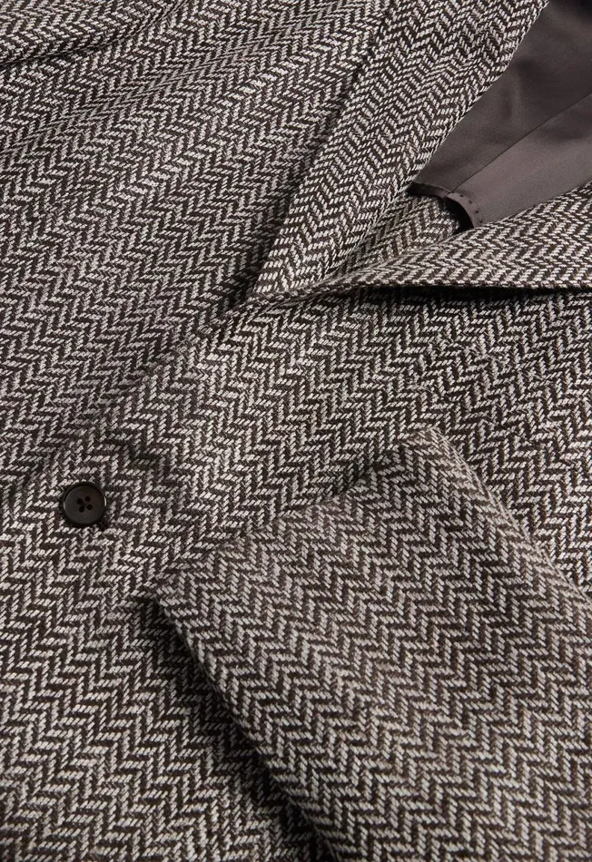 Paul Stuart Sport Jacket and Blazers Silk and Linen Herringbone Jacket Brown 8211 Men Paul Stuart Sport Jacket and Blazers Silk and Linen Herringbone Jacket Brown 8211 Men