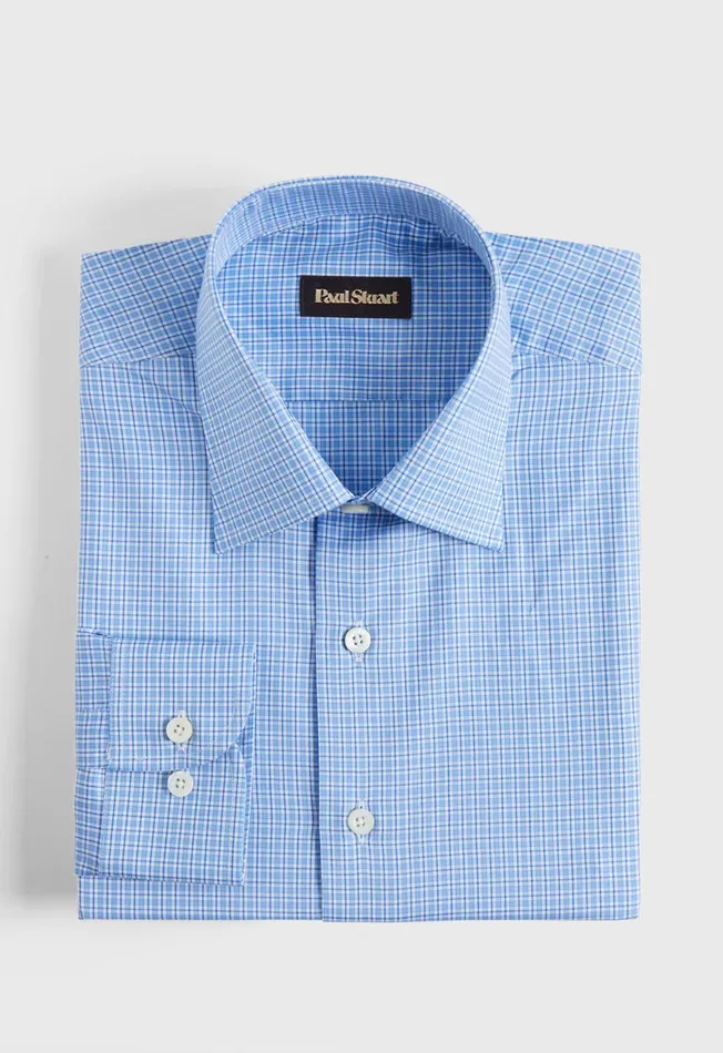Paul Stuart Sport Shirts Cotton Flannel Plaid Sport Shirt Light Blue 8211 Men Paul Stuart Sport Shirts Cotton Flannel Plaid Sport Shirt Light Blue 8211 Men