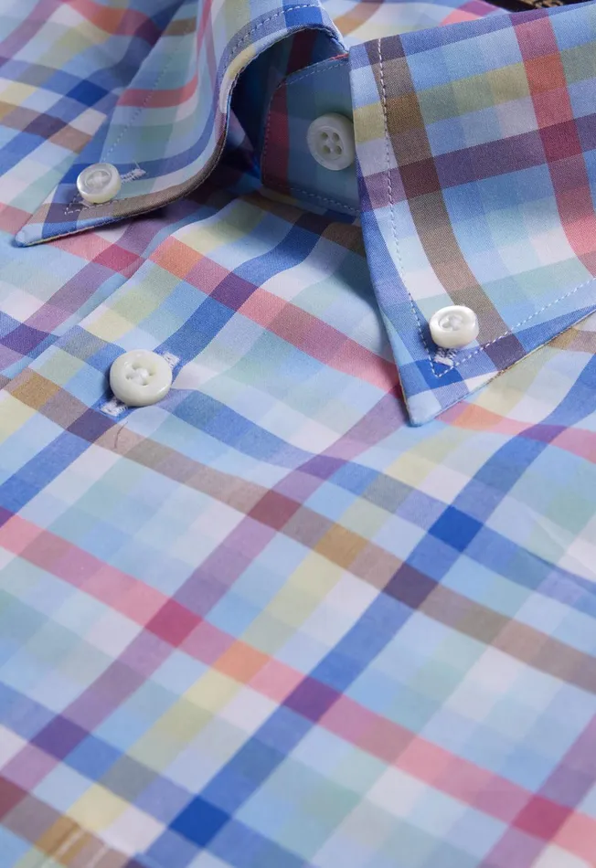 Paul Stuart Sport Shirts Cotton Plaid Sport Shirt Light Bluemulti 8211 Men Paul Stuart Sport Shirts Cotton Plaid Sport Shirt Light Bluemulti 8211 Men