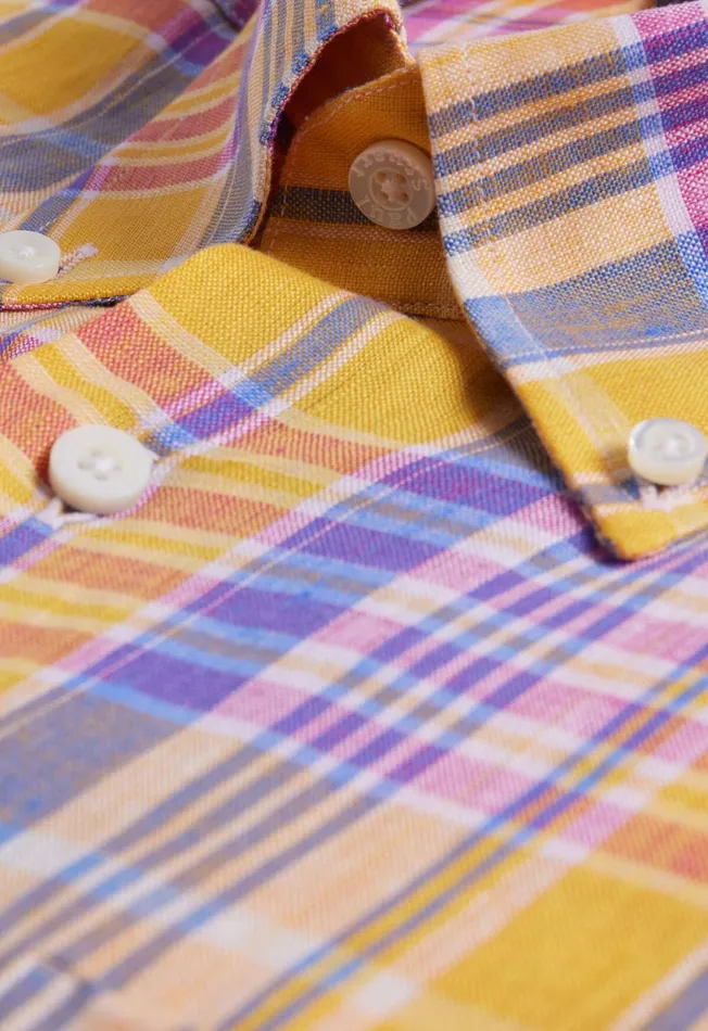 Paul Stuart Sport Shirts Linen Plaid Sport Shirt Pinkgreen 8211 Men Paul Stuart Sport Shirts Linen Plaid Sport Shirt Pinkgreen 8211 Men