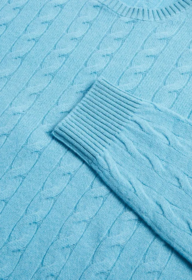 Paul Stuart Sweaters Cashmere Cable Crewneck Sweater Lavender 8211 Men Paul Stuart Sweaters Cashmere Cable Crewneck Sweater Lavender 8211 Men