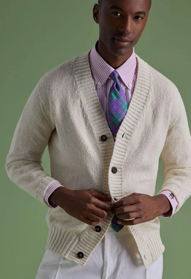 Paul Stuart Sweaters Cotton Button Front Cardigan Sand 8211 Men Paul Stuart Sweaters Cotton Button Front Cardigan Sand 8211 Men