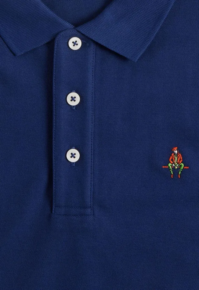 Paul Stuart Sweaters Cotton Piqu Logo Polo Azure 8211 Men Paul Stuart Sweaters Cotton Piqu Logo Polo Azure 8211 Men