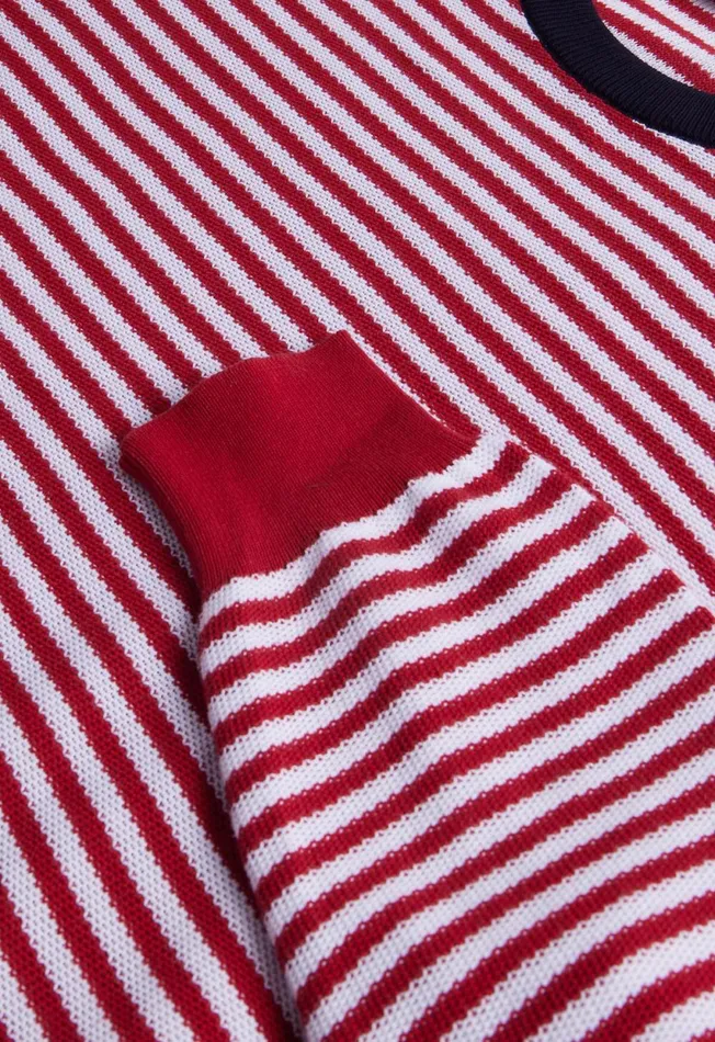 Paul Stuart Sweaters Cotton Striped Crewneck Sweater Navywhite 8211 Men Paul Stuart Sweaters Cotton Striped Crewneck Sweater Navywhite 8211 Men