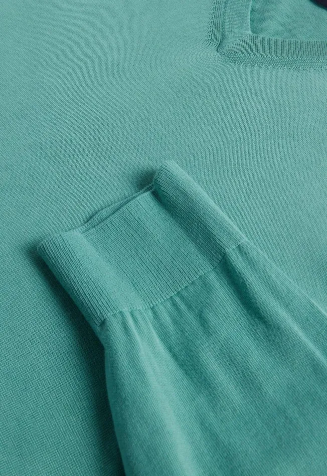 Paul Stuart Sweaters Fine Gauge Cotton VNeck Sweater Iris 8211 Men Paul Stuart Sweaters Fine Gauge Cotton VNeck Sweater Iris 8211 Men