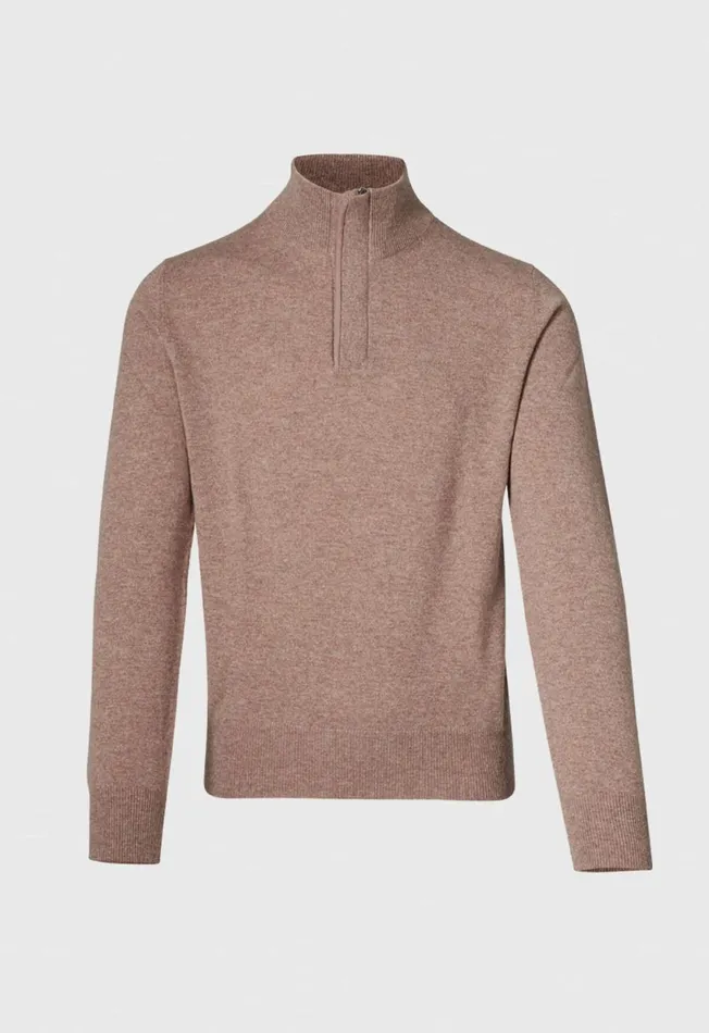 Paul Stuart Sweaters Menx27s Peanut QuarterZip Sweater With Suede Trim 8211 Paul Stuart Eggplant 8211 Men Paul Stuart Sweaters Menx27s Peanut QuarterZip Sweater With Suede Trim 8211 Paul Stuart Eggplant 8211 Men