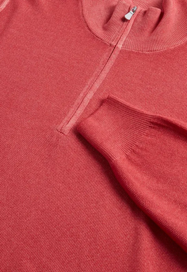 Paul Stuart Sweaters Merino Wool Rice Stitch Quarter Zip Sweater Mandarin 8211 Men Paul Stuart Sweaters Merino Wool Rice Stitch Quarter Zip Sweater Mandarin 8211 Men