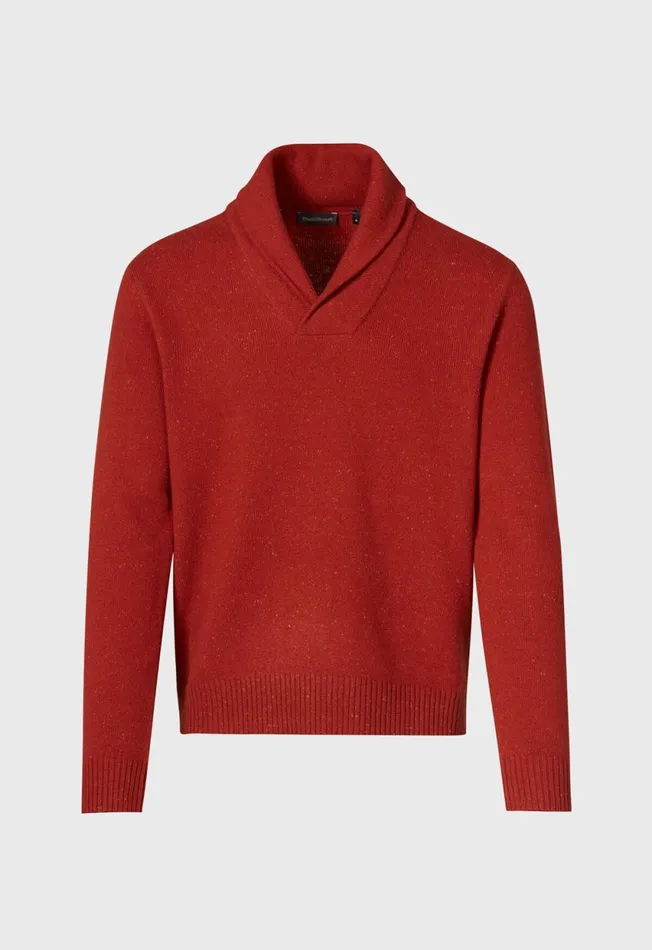 Paul Stuart Sweaters Tonal Donegal Sweater Medium Blue 8211 Men