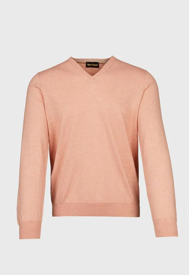 Paul Stuart Sweaters VNeck Sweater Denim 8211 Men