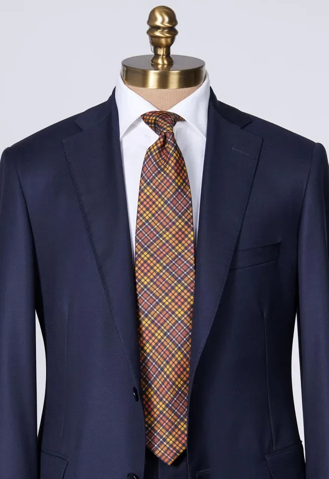 Paul Stuart Ties and Pocket Squares Madder Silk Plaid Tie Brownmulti 8211 Men Paul Stuart Ties and Pocket Squares Madder Silk Plaid Tie Brownmulti 8211 Men
