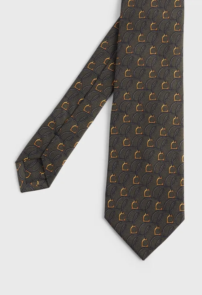 Paul Stuart Ties and Pocket Squares Printed Silk Belts And Bits Tie Navy 8211 Men Paul Stuart Ties and Pocket Squares Printed Silk Belts And Bits Tie Navy 8211 Men