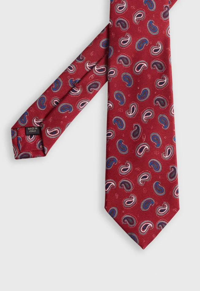 Paul Stuart Ties and Pocket Squares Printed Silk Tossed Pine Tie Gold 8211 Men Paul Stuart Ties and Pocket Squares Printed Silk Tossed Pine Tie Gold 8211 Men