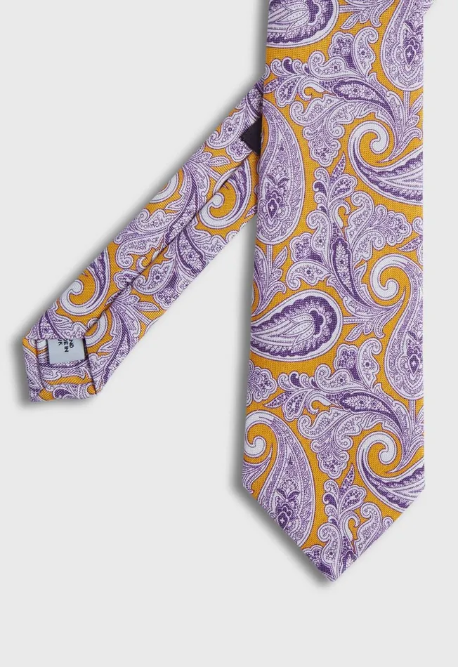 Paul Stuart Ties and Pocket Squares Silk and Linen Paisley Tie Lt Bluebrown 8211 Men Paul Stuart Ties and Pocket Squares Silk and Linen Paisley Tie Lt Bluebrown 8211 Men