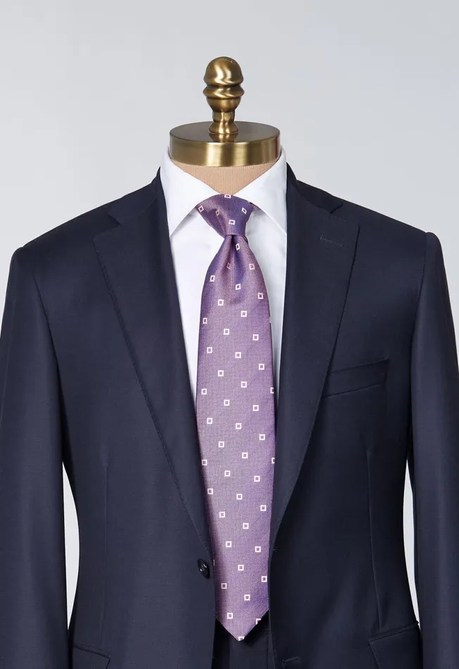 Paul Stuart Ties and Pocket Squares Silk Jacquard Spaced Diamond Tie Light Blue 8211 Men Paul Stuart Ties and Pocket Squares Silk Jacquard Spaced Diamond Tie Light Blue 8211 Men