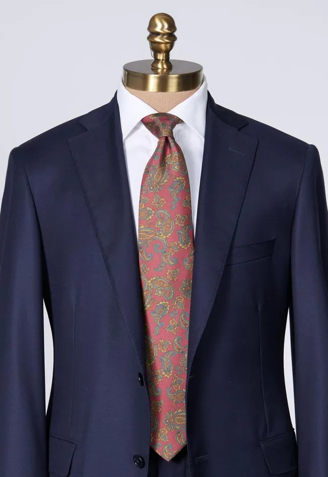 Paul Stuart Ties and Pocket Squares Silk Paisley Print Tie Burgundy 8211 Men Paul Stuart Ties and Pocket Squares Silk Paisley Print Tie Burgundy 8211 Men