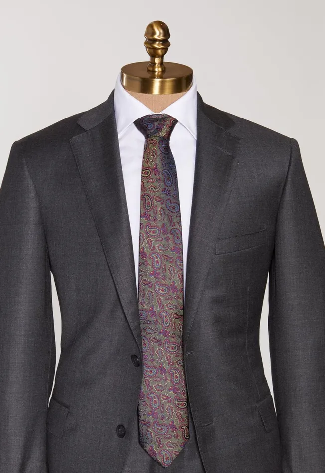 Paul Stuart Ties and Pocket Squares Small Jacquard Paisley Tie Light Blue 8211 Men Paul Stuart Ties and Pocket Squares Small Jacquard Paisley Tie Light Blue 8211 Men