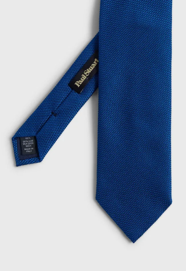 Paul Stuart Ties Solid Silk Garza Tie Black 8211 Men
