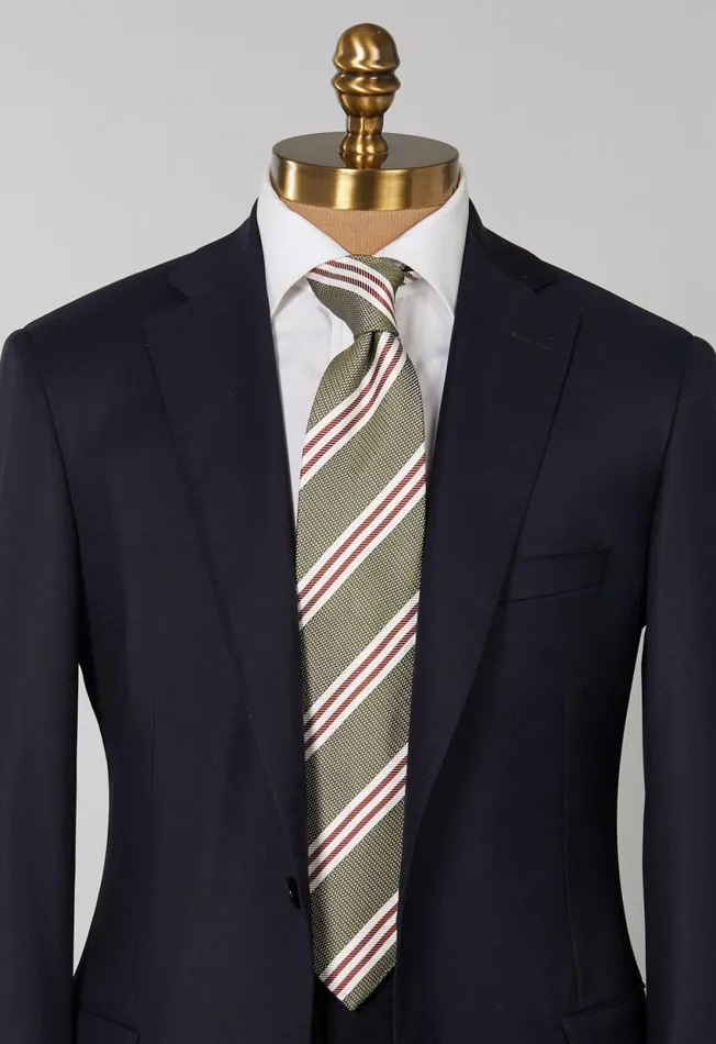 Paul Stuart Ties Wide Textured Stripe Tie Brown 8211 Men Paul Stuart Ties Wide Textured Stripe Tie Brown 8211 Men