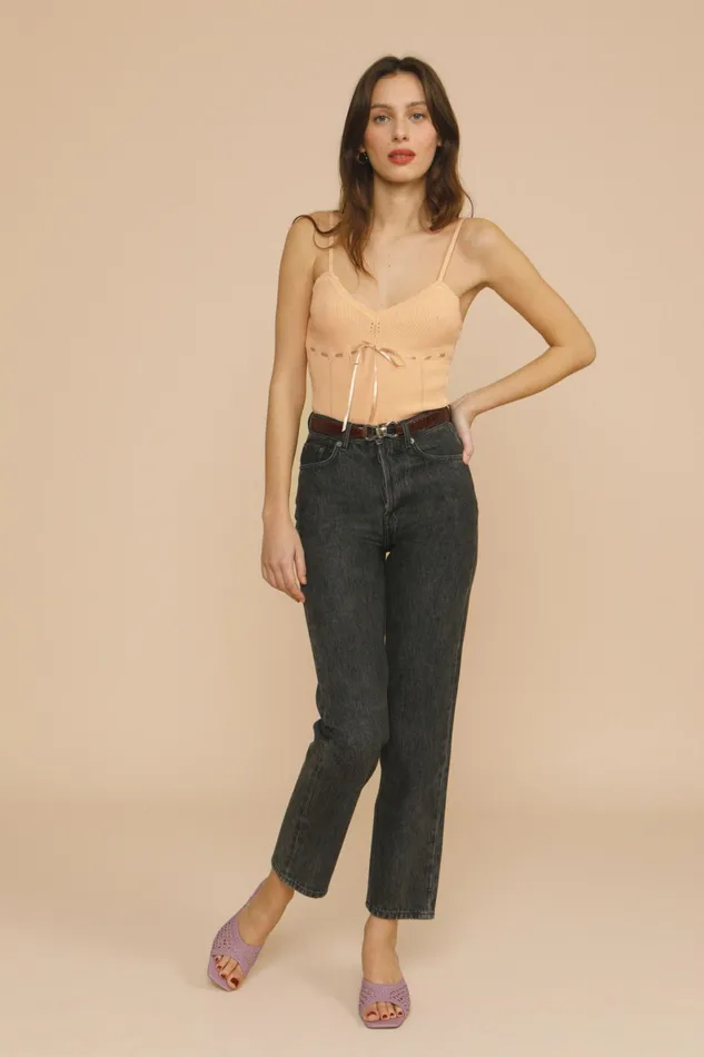 PIA Bodysuit Salmon Women Rouje Tshirts and Tank Tops