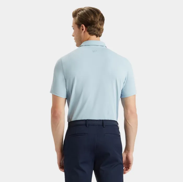 Rib Gusset Tech Piqu Modern Spread Collar Polo Drizzle Men GFORE Tops