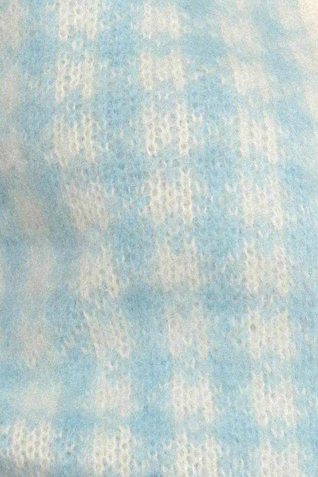 RONNY Cardigan Bleu Uni Women Rouje Knits