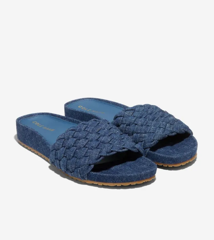 Sandals Women Cole Haan Mojave Slide Sandal Denim Sandals Women Cole Haan Mojave Slide Sandal Denim
