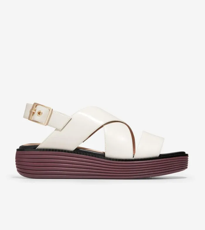 Sandals Women Cole Haan riginalGrand Platform Sandals Ivorybloodstone