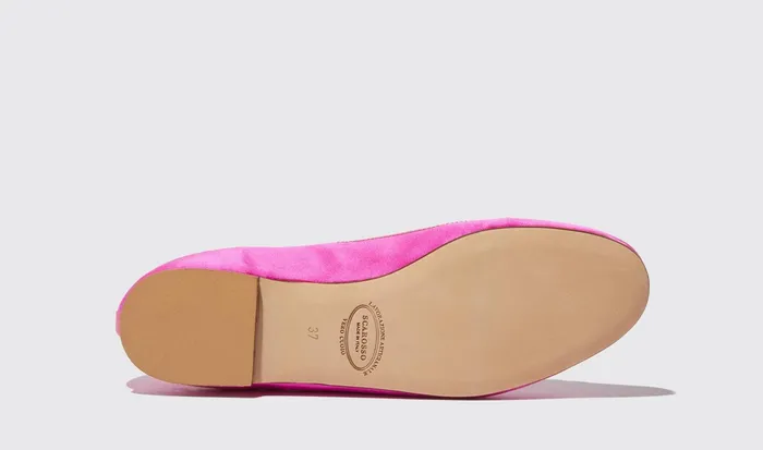 Scarosso Ballerinas Carla Fucsia Seta Fuchsia 8211 Silk 8211 Women