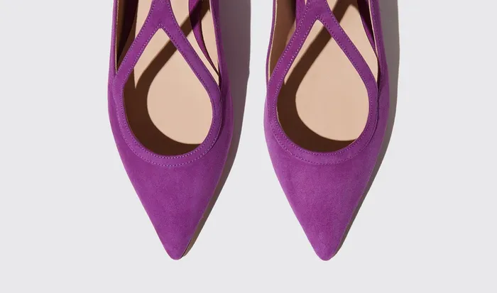 Scarosso Ballerinas Gae Viola Scamosciata Violet 8211 Suede 8211 Women